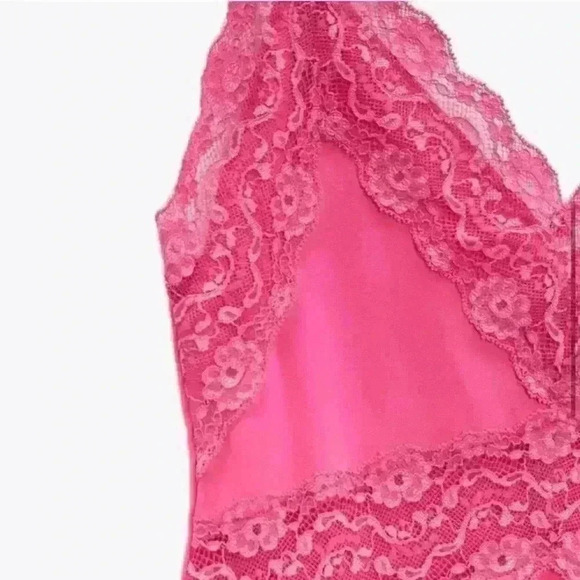 Zara pink  lace bodysuit - Picture 6 of 11